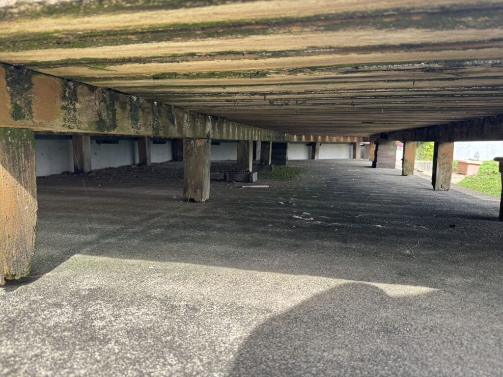 既存のウッドデッキ