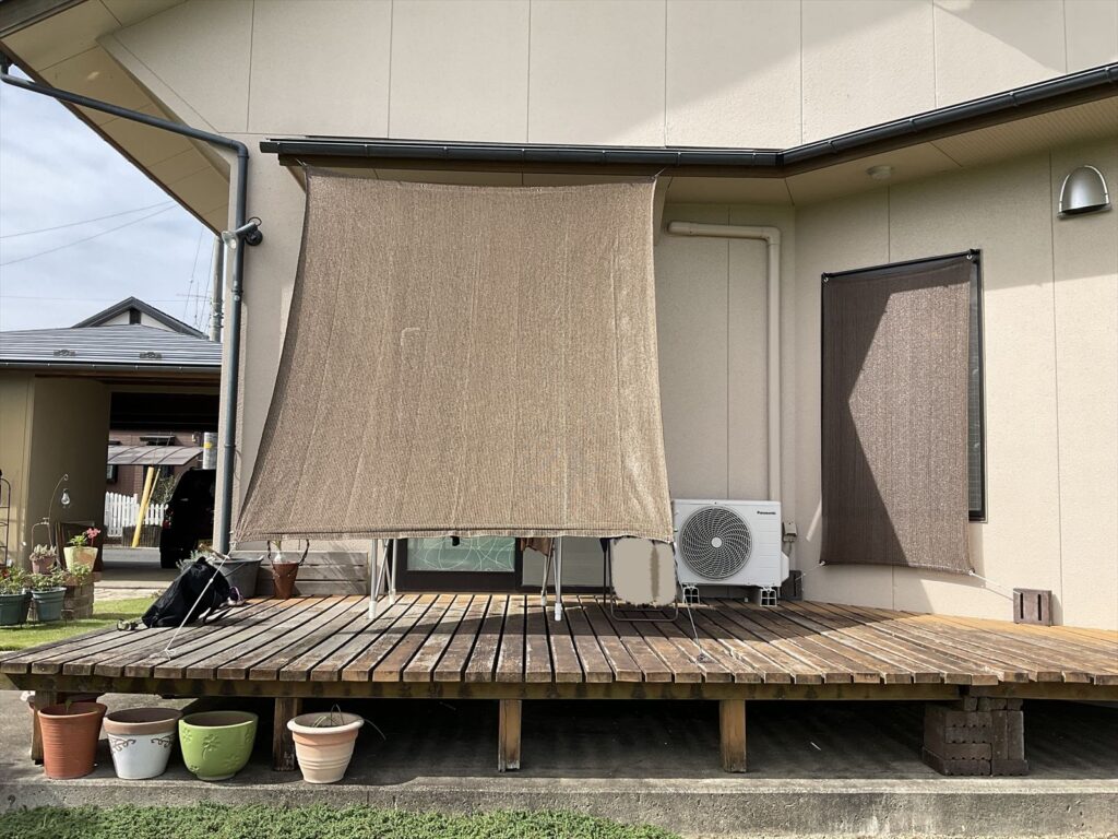 既存のウッドデッキ